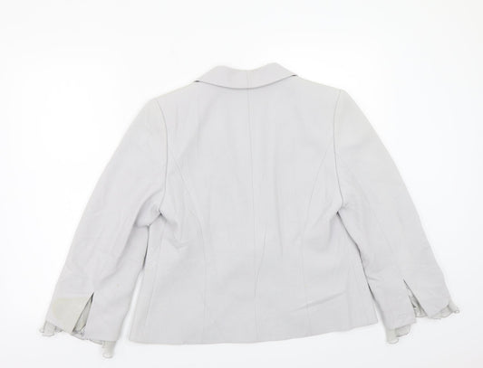 Womens UK Size 10 Gold Grey Jacket