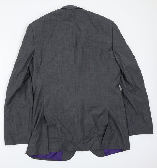 Mens UK Size 42 Marks and Spencer Regular Grey Suit Jacket