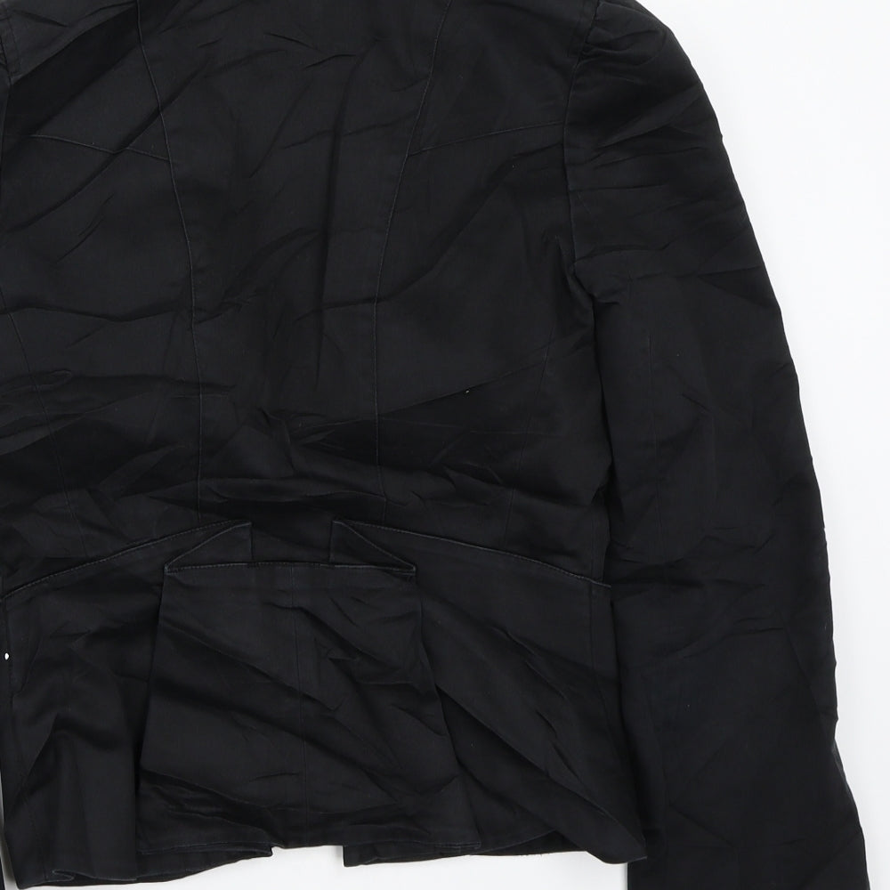 Womens UK Size 10 Topshop Black Jacket