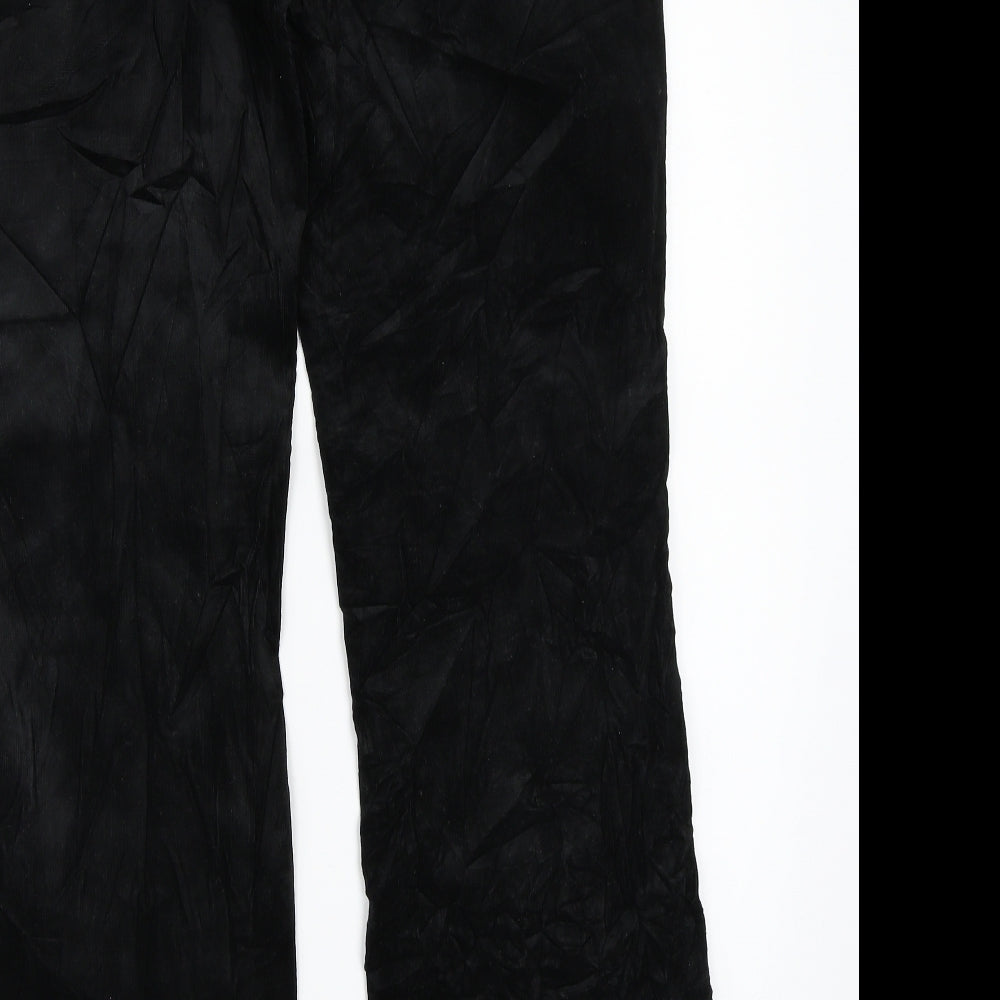 Womens UK Size 14 NEXT Regular Fit Black Trousers