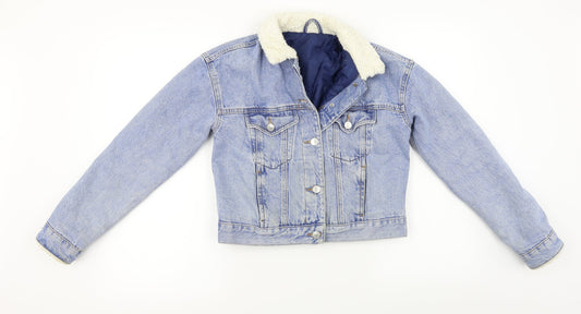 Womens UK Size 6 Topshop Blue Jacket