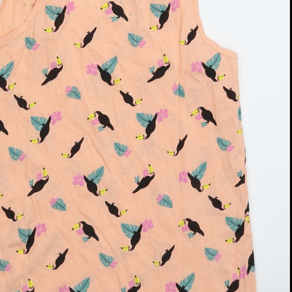 Primark Womens Orange Basic Tank Size 10