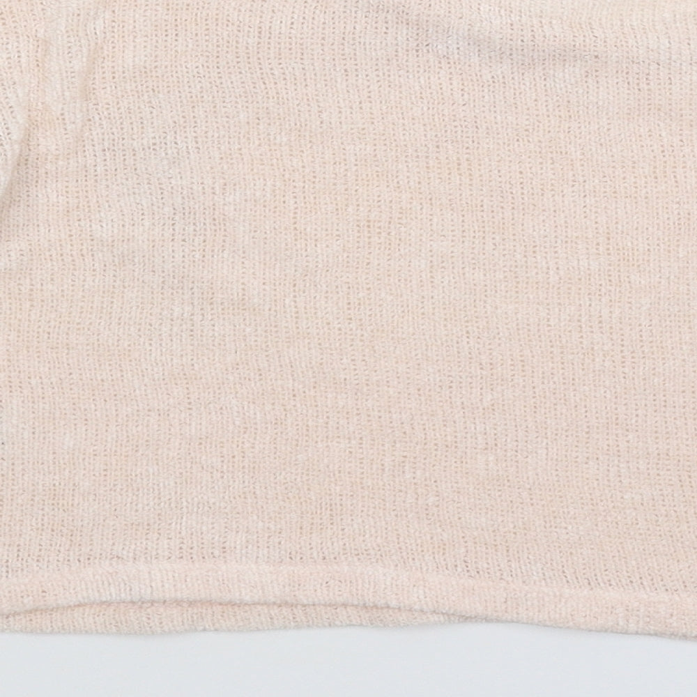 Candy Couture Girls Pink Knit Pullover Jumper Size 13 Years