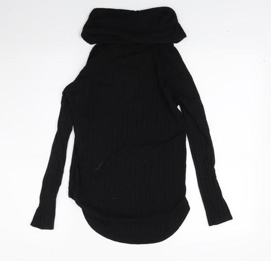 Peacocks Womens Black Knit Pullover Jumper Size 8