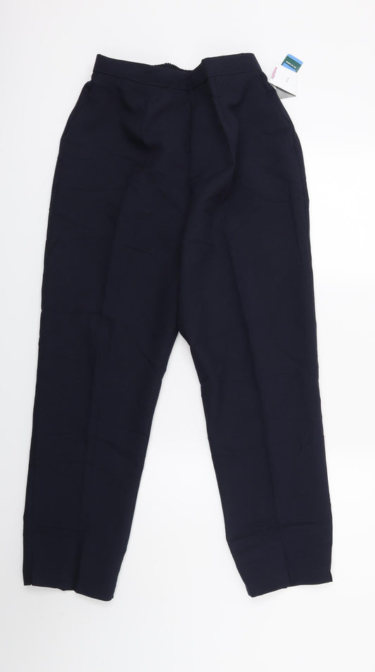 Bodywise Womens Blue Trousers Size 14 L27 in