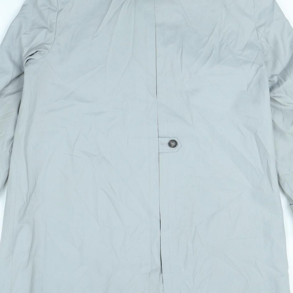 Womens UK Size 14 Preworn Grey Overcoat