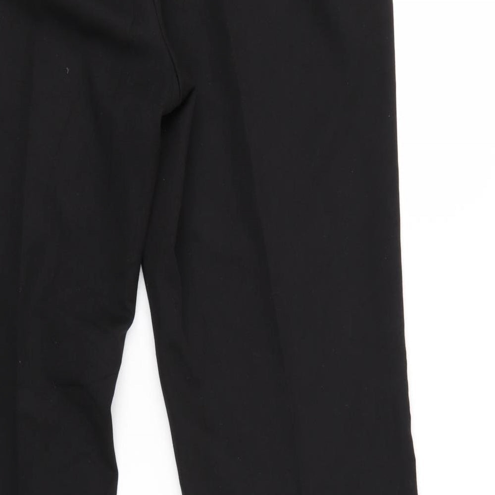 BM Collection Womens Black Trousers Size 14 L30 in