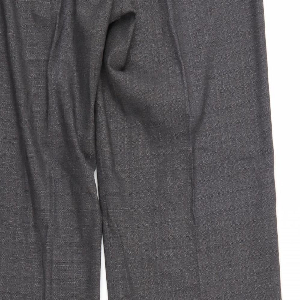 Womens UK Size 12 NEXT Regular Fit Grey Trousers