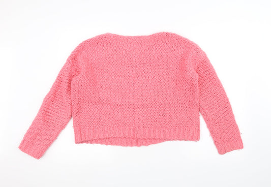 NEXT Womens Pink Knit Pullover Jumper Size M