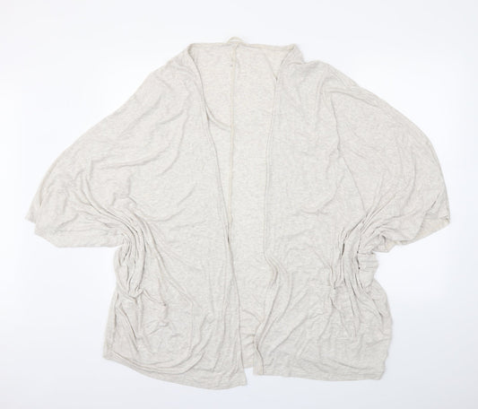 M&S Womens Ivory Wrap Jumper Size 18