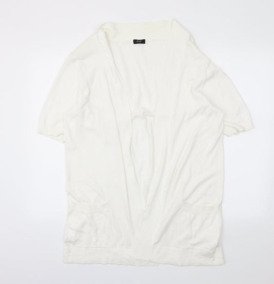 F&F Womens Ivory Wrap Jumper Size 18