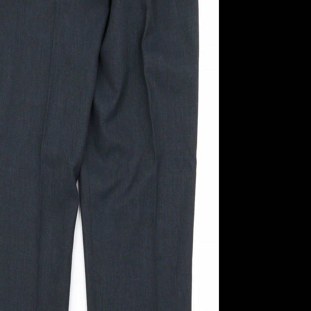 Womens UK Size 31 in Preworn Regular Fit Black Trousers