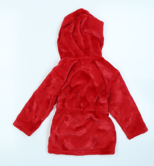 Primark Baby Red Solid Kaftan Robe Size 12-18 Months