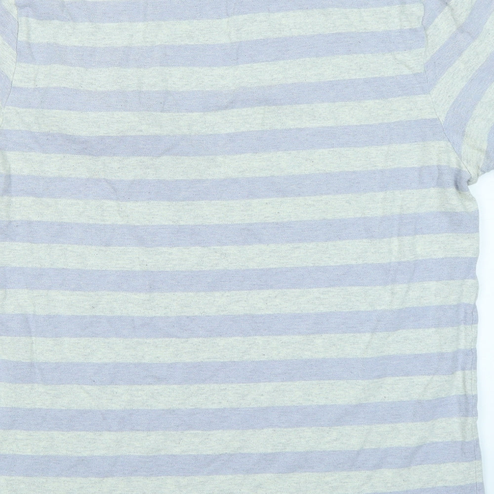 Jack Wills Mens Purple Striped T-Shirt Size M