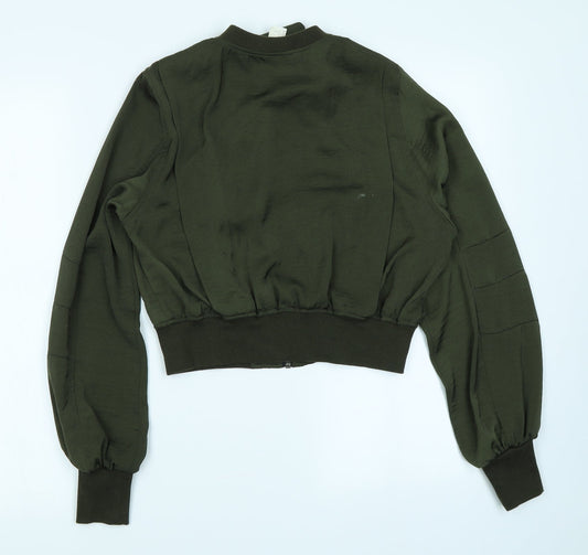 Womens UK Size 6 H&M Green Jacket