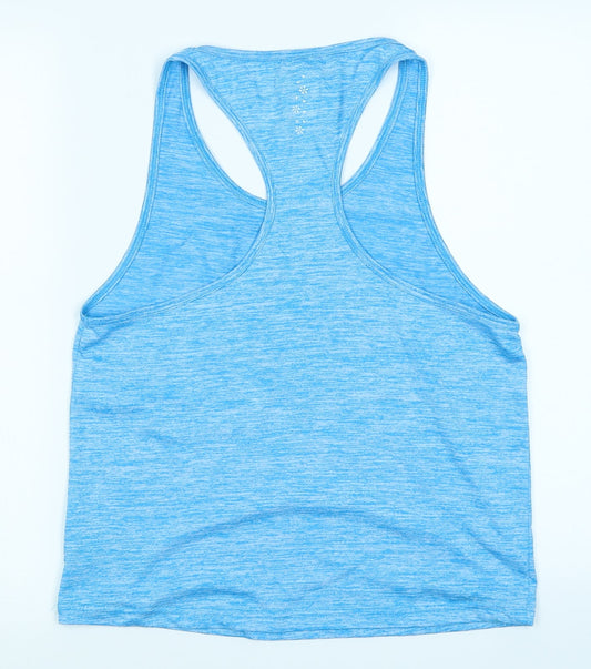 USA Pro Womens Blue Basic Tank Size 10