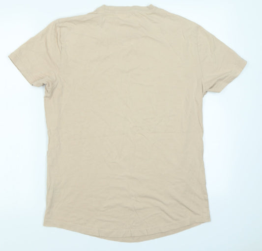 TU Mens Brown T-Shirt Size M
