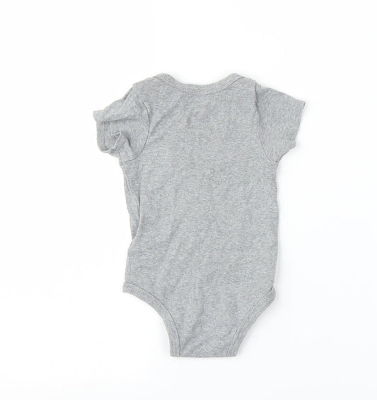Nike Baby Grey Babygrow One-Piece Size 6-9 Months