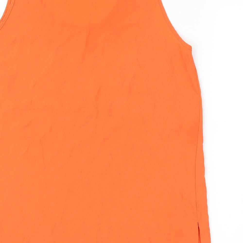 Papaya Womens Orange Basic Tank Size 14