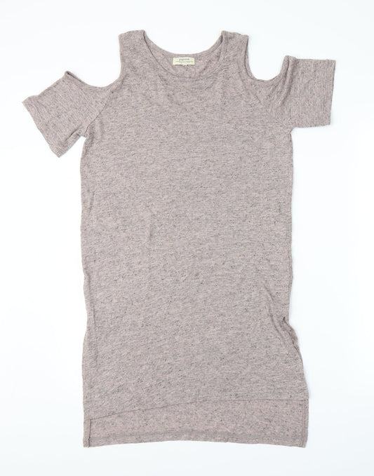 Womens UK Size M Papaya Purple Tunic T-Shirt