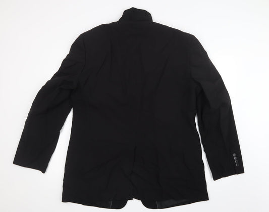 George Mens Black Jacket Suit Jacket Size 42