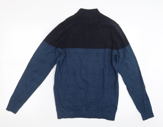 NEXT Mens Blue Knit Pullover Jumper Size M