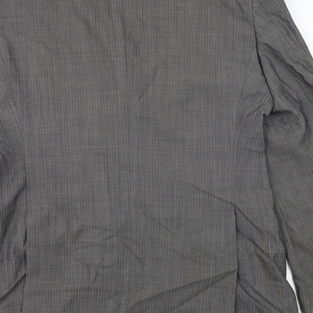 Mens UK Size 40 Fellini Regular Grey Suit Jacket