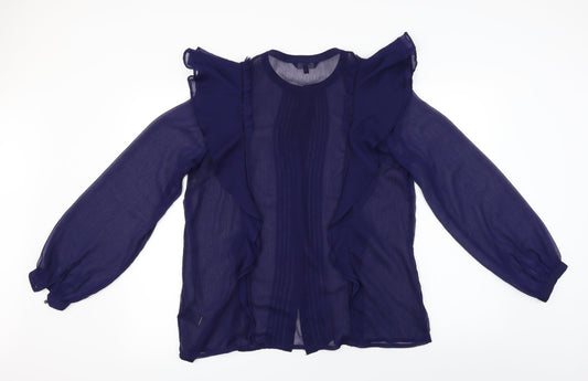NEXT Womens Blue Cardigan Jumper Size 14