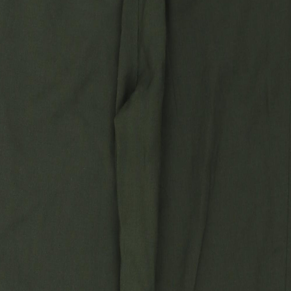 Womens UK Size 20 slimma Regular Fit Green Trousers