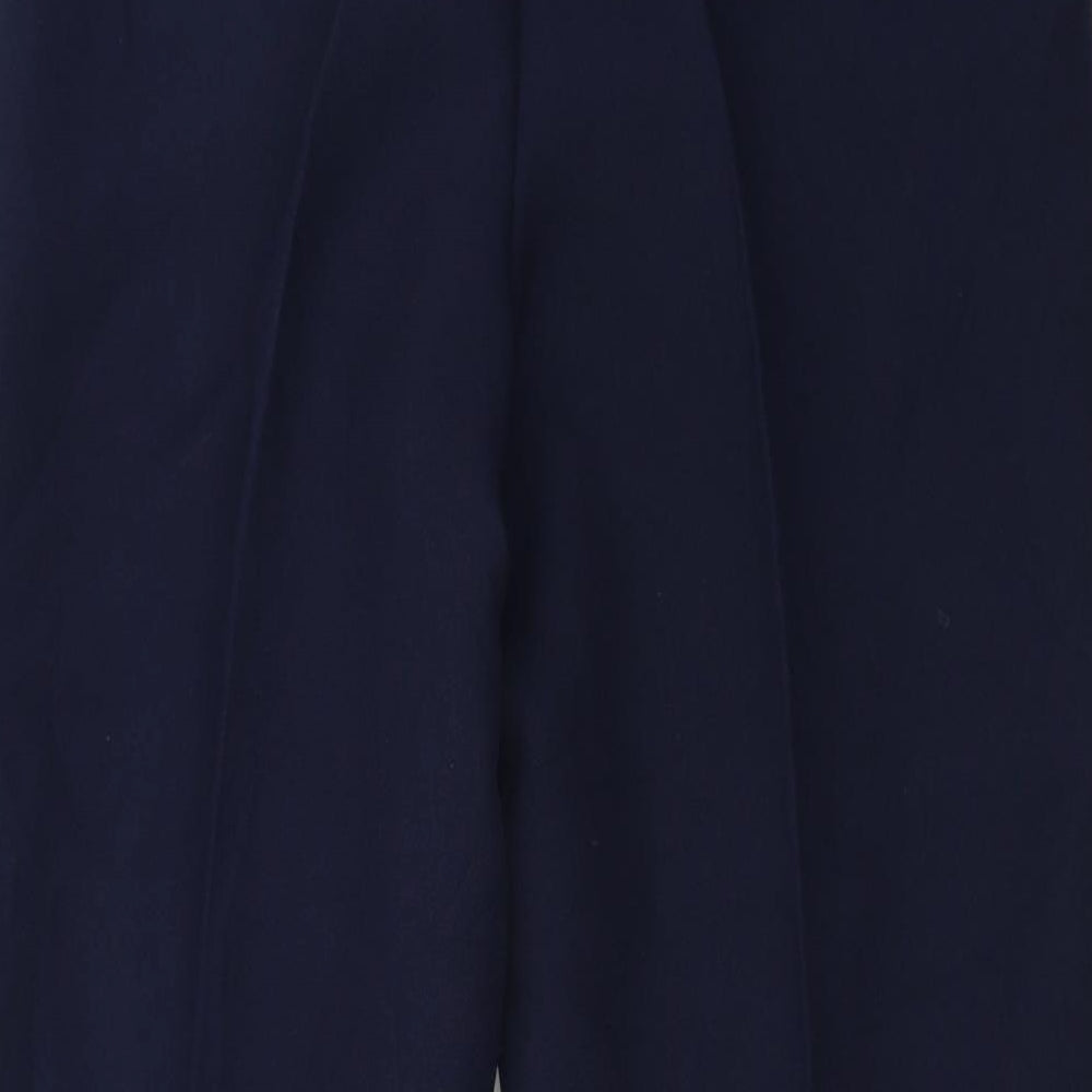 Womens UK Size 24 in Saira Relaxed Fit Blue Trousers