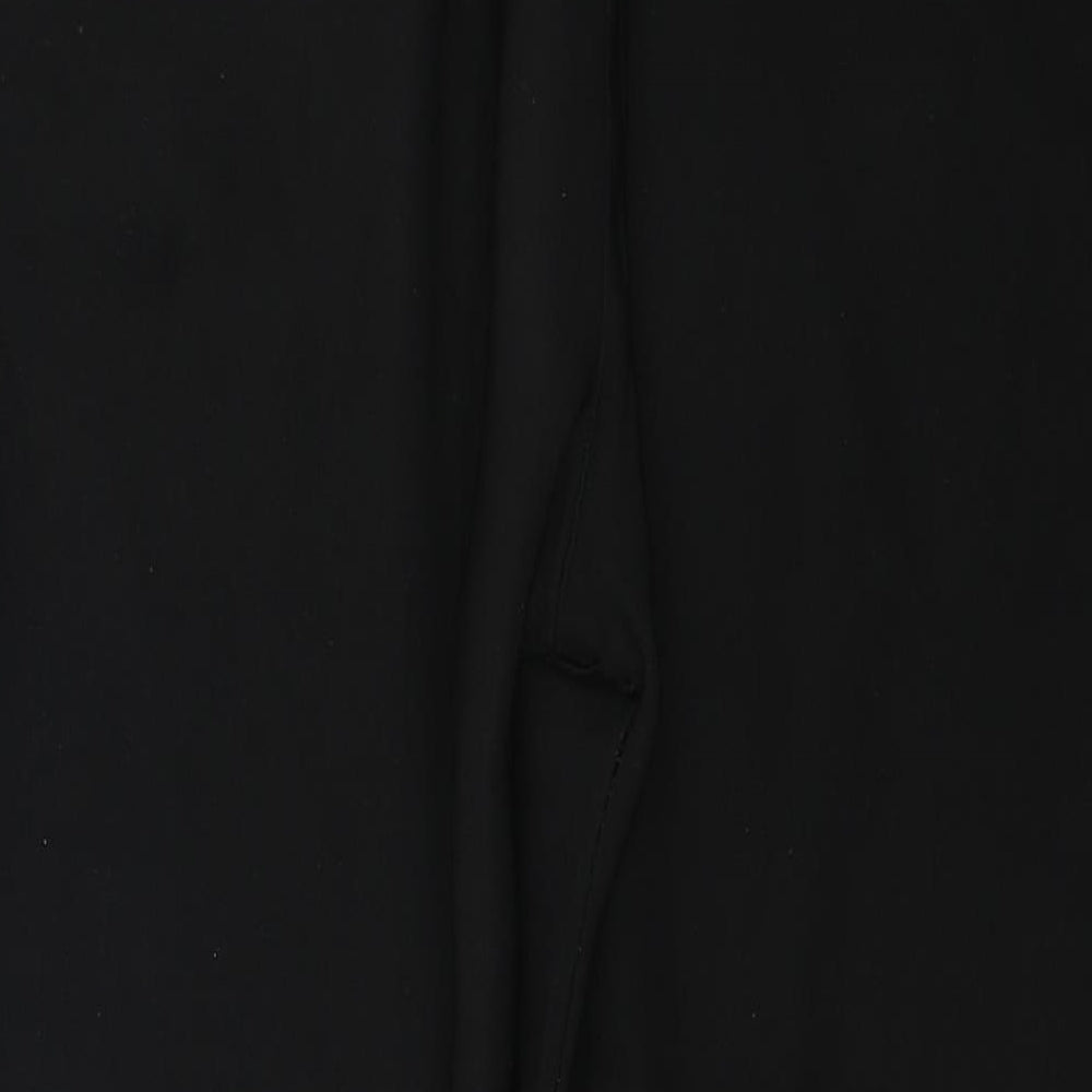 Preworn Womens Black Trousers Size 26 in L20 in
