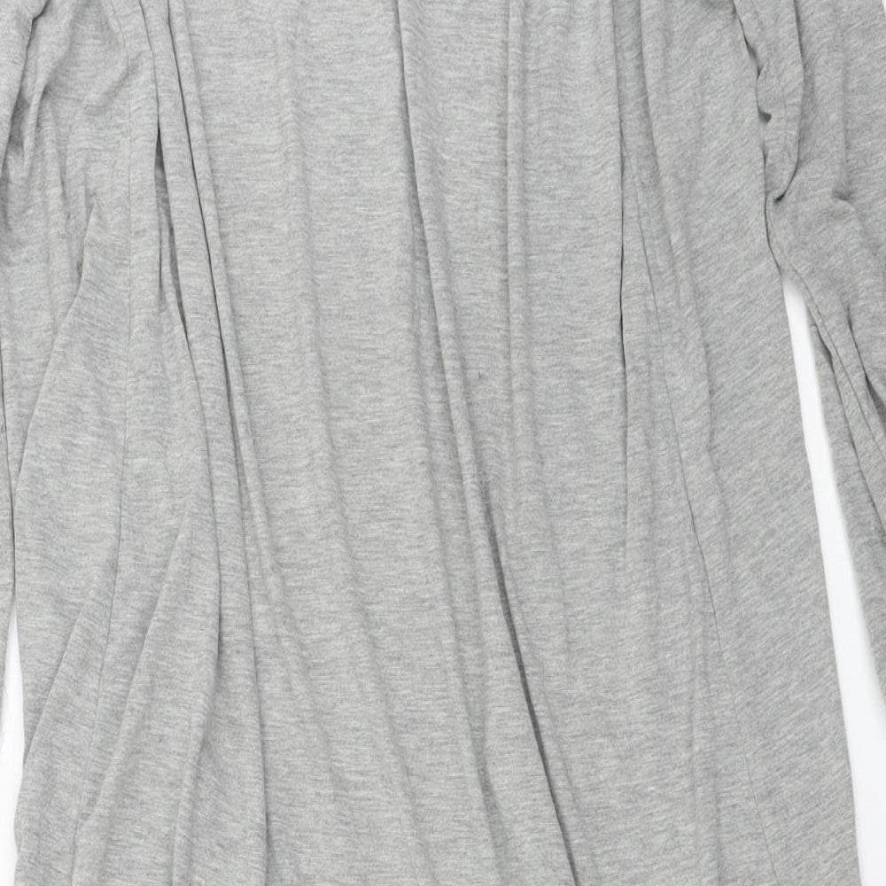 Boohoo Womens Grey Cardigan Jumper Size 14