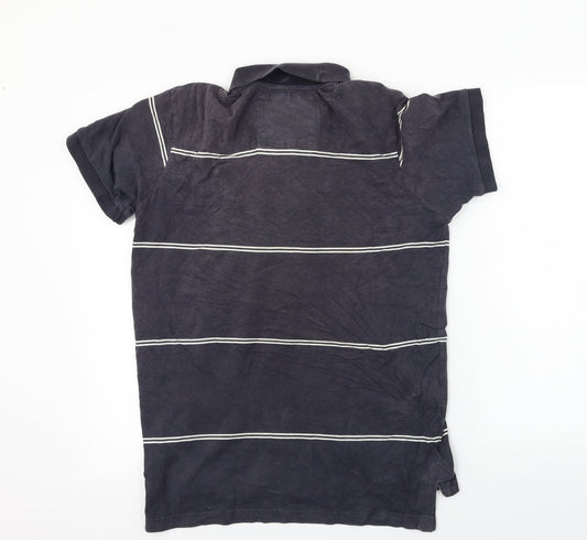 Brave Soul Mens Grey Polo Size S