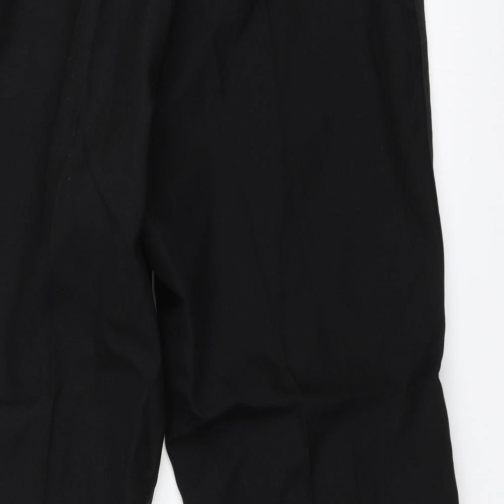Preworn Mens Black Trousers Size 31 in L28 in