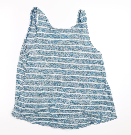 Womens UK Size 14 Preworn Blue Basic Tank