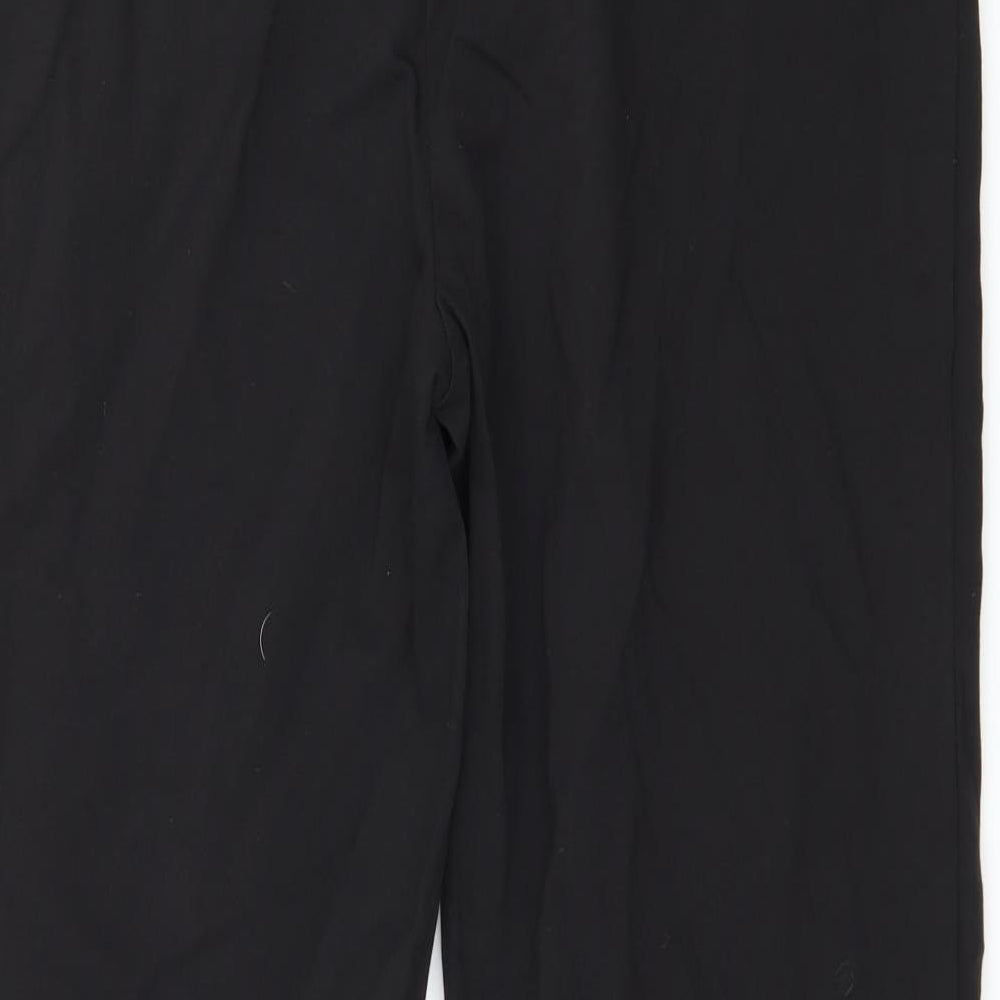Warehouse Womens Black Trousers Size 12 L27 in