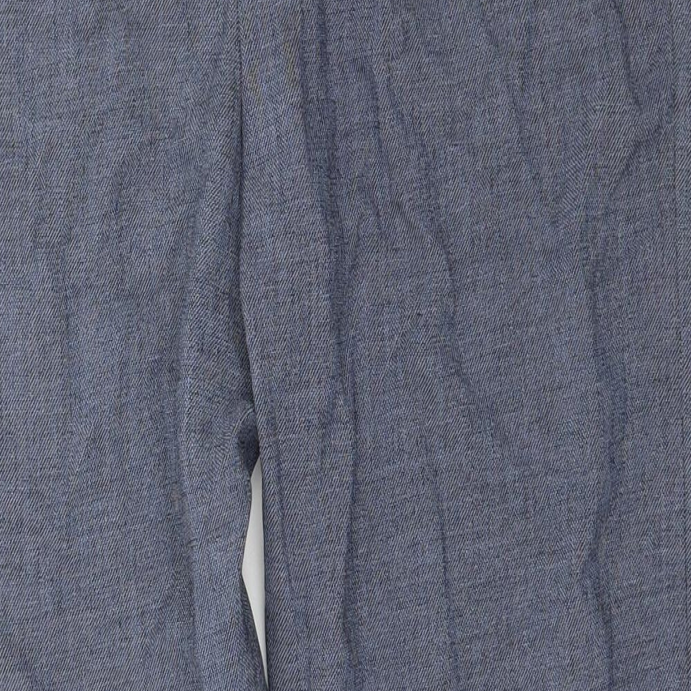 Berkertex Womens Blue Trousers Size 14 L24 in