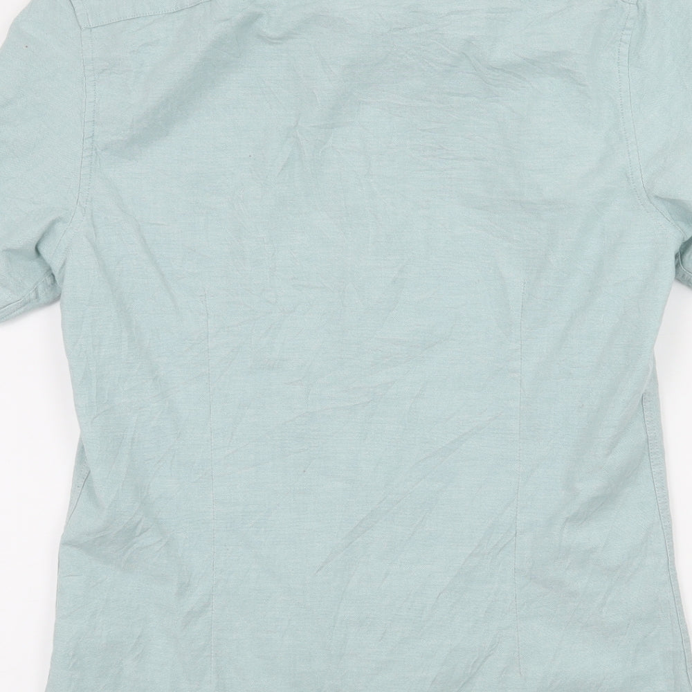 ASOS Mens Green Button-Up Size XS