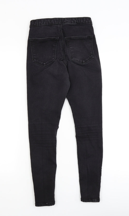 Womens UK Size 6 Topshop Slim Fit Skinny Black Jeans