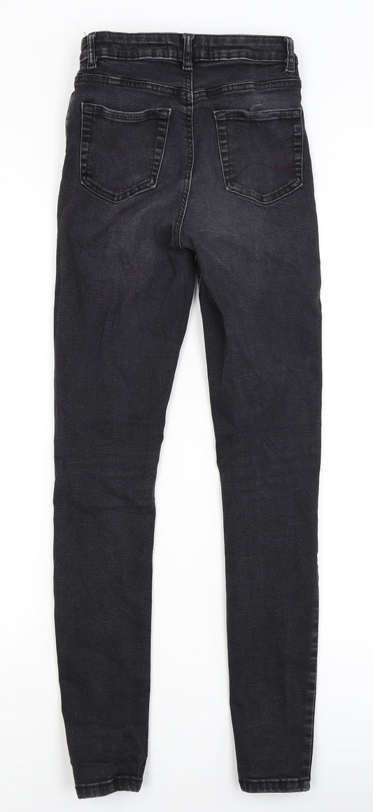 Denim Co Womens Black Skinny Jeans Size 8 L28 in