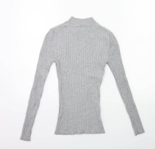 Atmosphere Womens Grey Knit Pullover Jumper Size 12