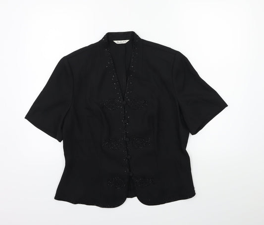 Womens UK Size 14 Berkertex Black Jacket