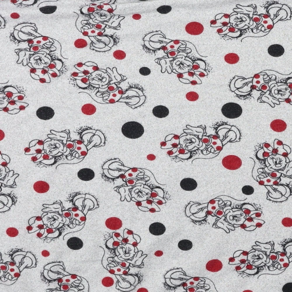 Disney Womens Grey Top Pyjama Top Size 8 - MINNIE MOUSE