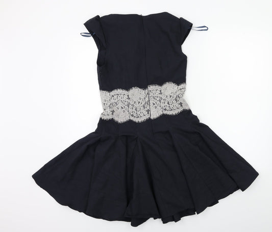 AX Paris Womens Blue Fit & Flare Size 8