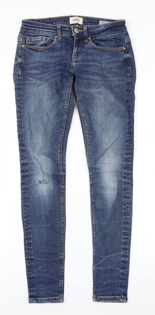 Womens UK Size 26 in Only Regular Fit Skinny Blue Jeans