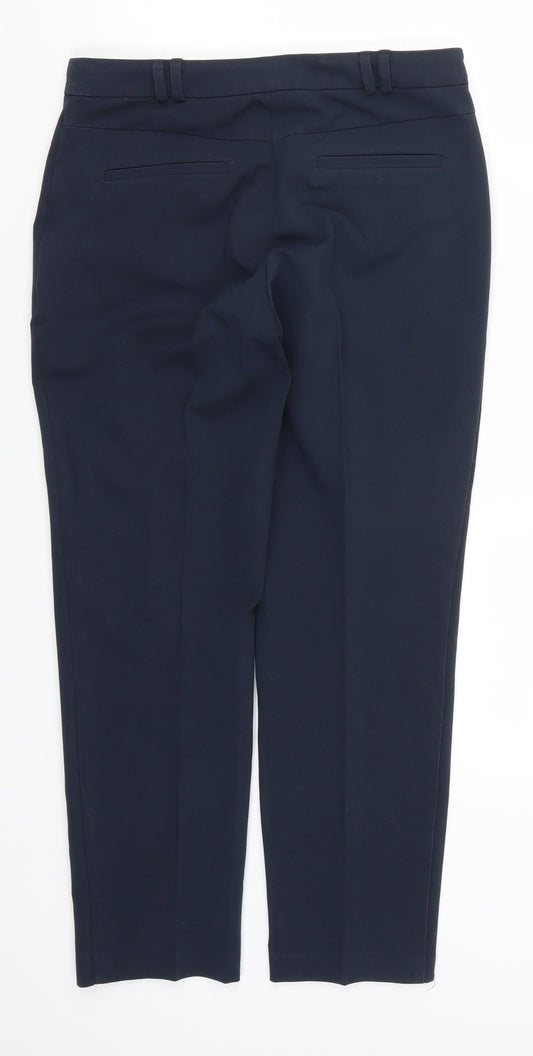 Womens UK Size 8 Topshop Regular Fit Blue Trousers