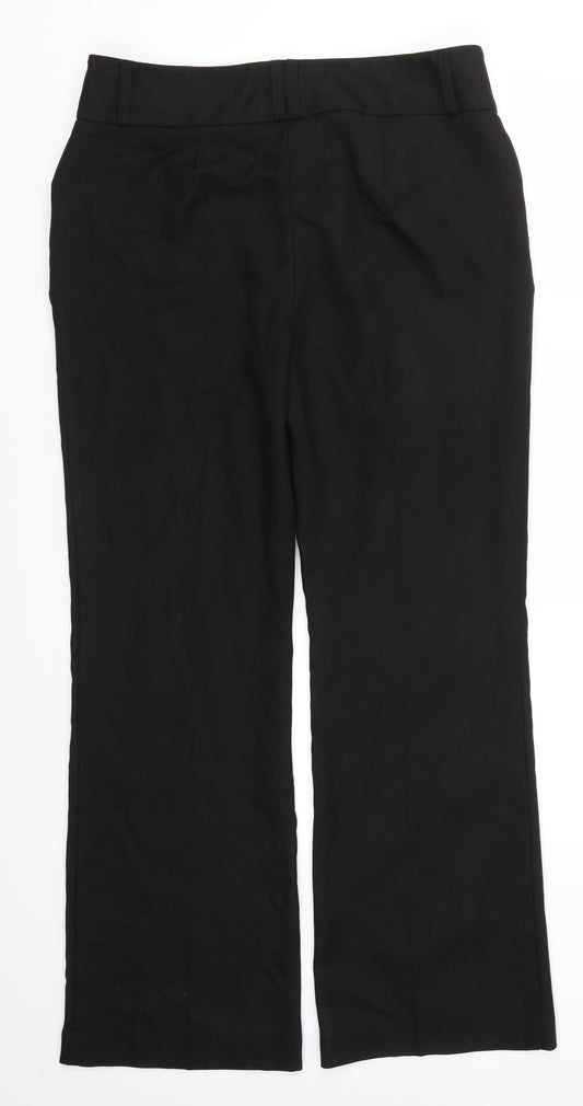TU Womens Black Trousers Size 14 L30 in
