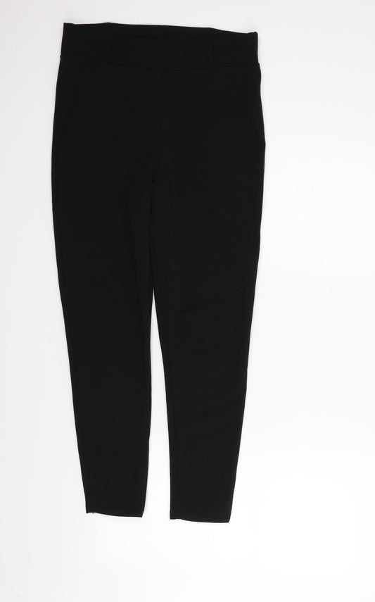Womens UK Size 12 PRETTYLITTLETHING Regular Fit Jegging Black Trousers