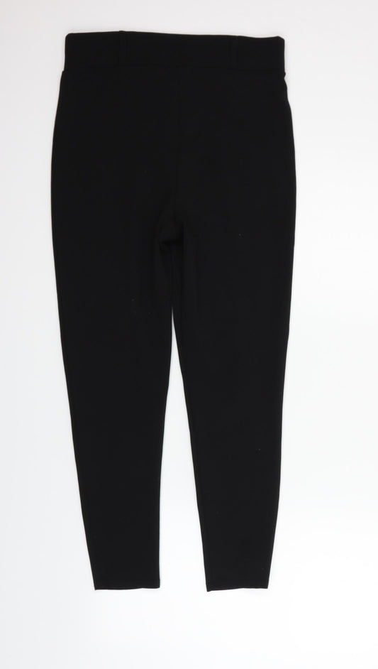 Womens UK Size 12 PRETTYLITTLETHING Regular Fit Jegging Black Trousers