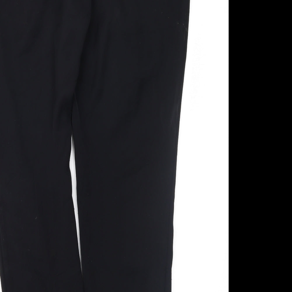 Womens UK Size 12 Marks and Spencer Regular Fit Black Trousers